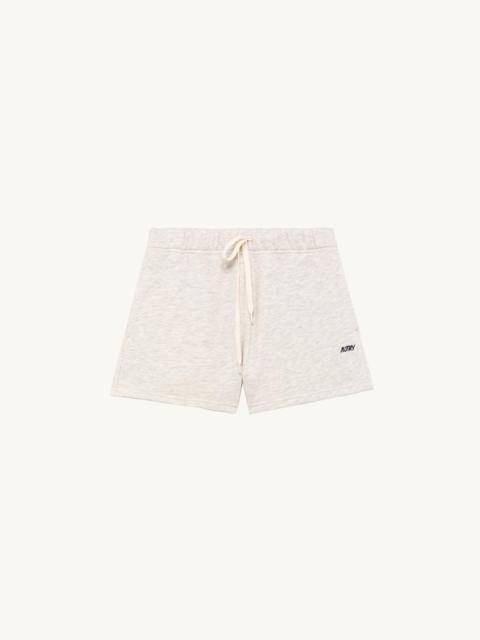 AUTRY EMBROIDERED LOGO SHORTS WOMAN