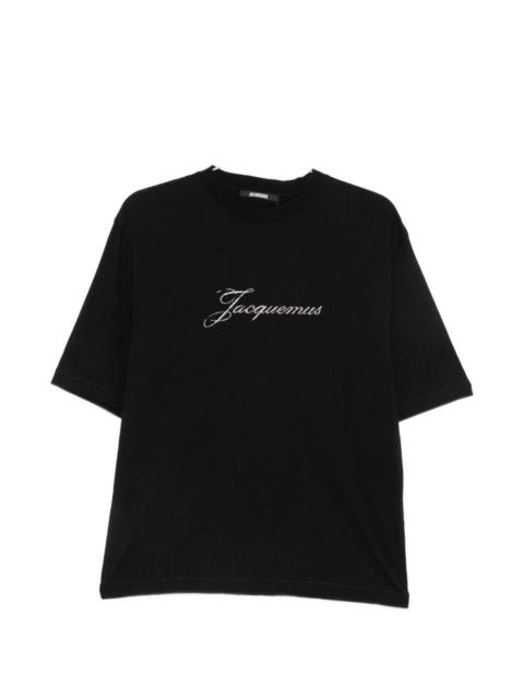 JACQUEMUS Jacquemus Women Logo Cotton T-Shirt