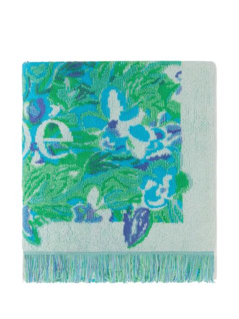 Chloé Chloe Women Embroidered Terry Fabric Chloe Wild Flowers Beach Towel