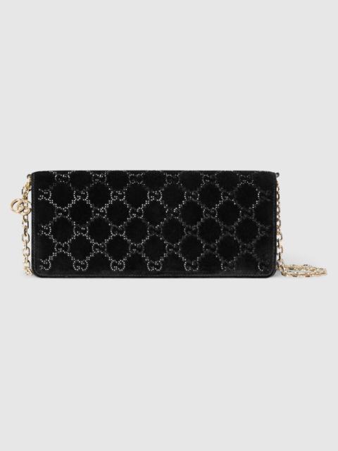 GUCCI GG crystals clutch