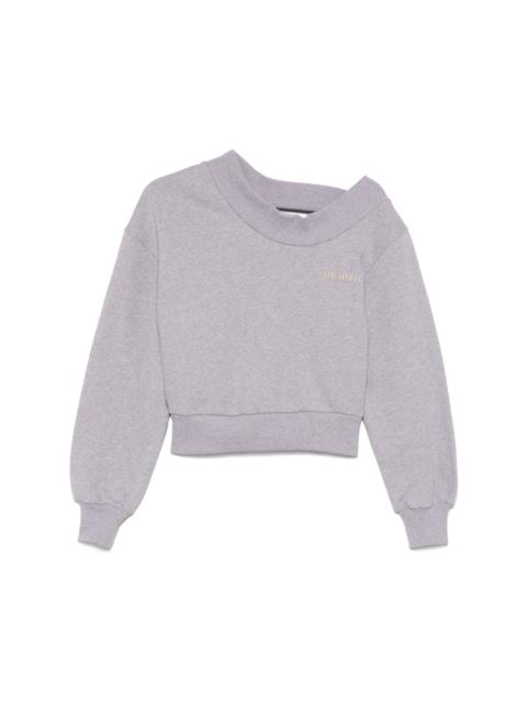 THE ATTICO mélange-effect sweatshirt