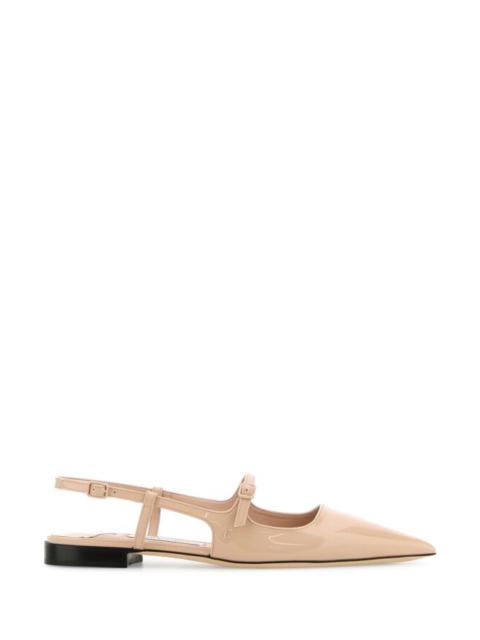 Jimmy Choo Women Light Pink Leather Didi Ballerinas