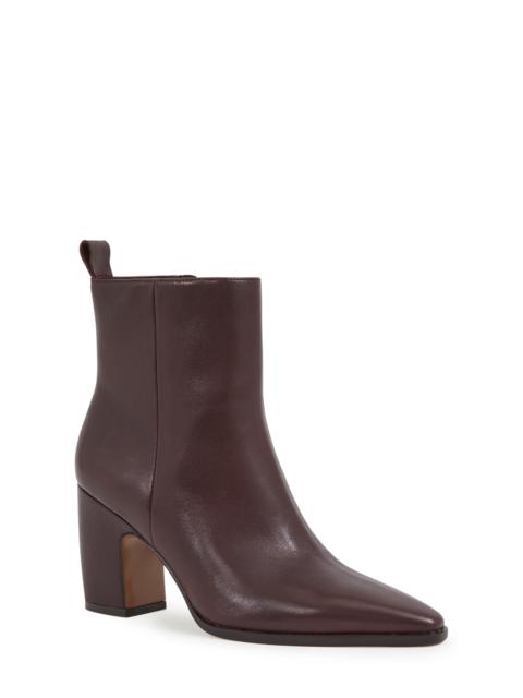 REISS Reiss Amy Pointed Toe Bootie in Oxblood at Nordstrom