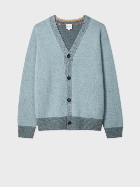 Paul Smith Light Blue Lambswool Cardigan