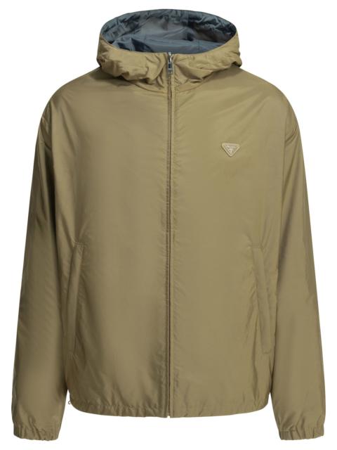 Prada Prada Reversible Windbreaker Jacket Beige Men