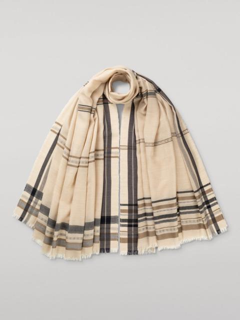 Johnstons of Elgin Helmina Natural Cashmere Scarf