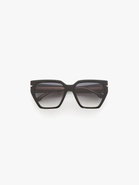 Victoria Beckham Acetate Sunglasses In Black