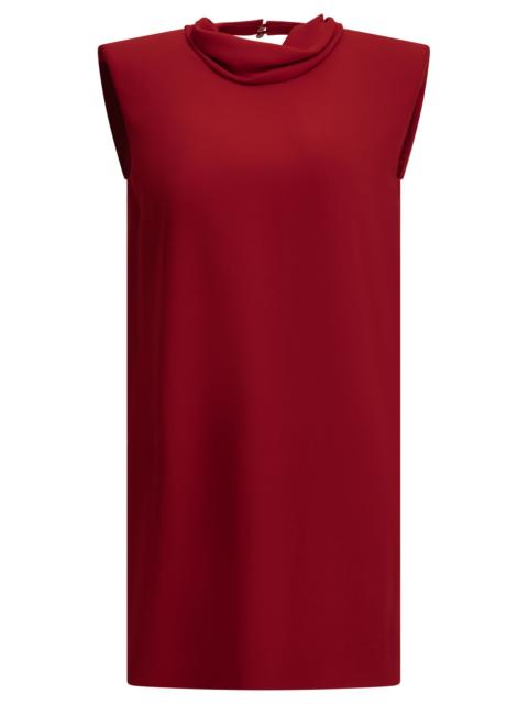Valentino Valentino Cady Couture Short Dress Red