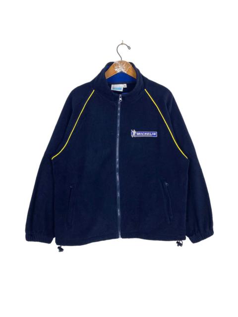 Other Designers Japanese Brand - Rare‼️ Michelin Fleece Zipper Script Logo