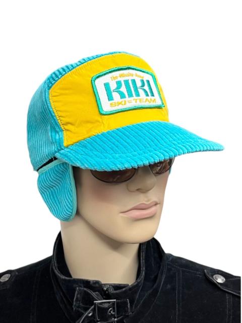 Other Designers FYE⛷️Vintage 90’s KIKI SKI TEAM 7Panel Ear Flap Corduroy Hat