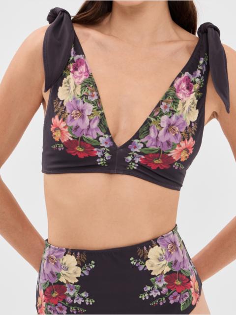 Sea Viktoria Print Tie Strap Bikini Top
