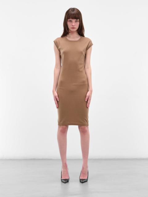 DSQUARED2 Brown Seamless Wool Mini Dress