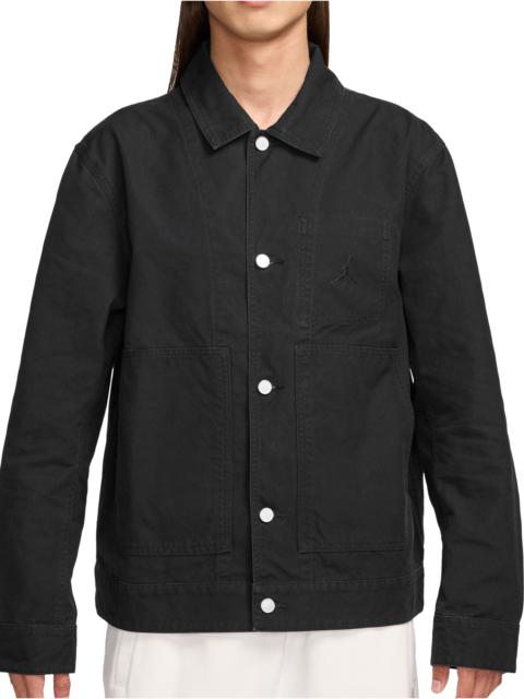 Jordan Jordan Essentials Chicago Canvas Jacket in Black at Nordstrom