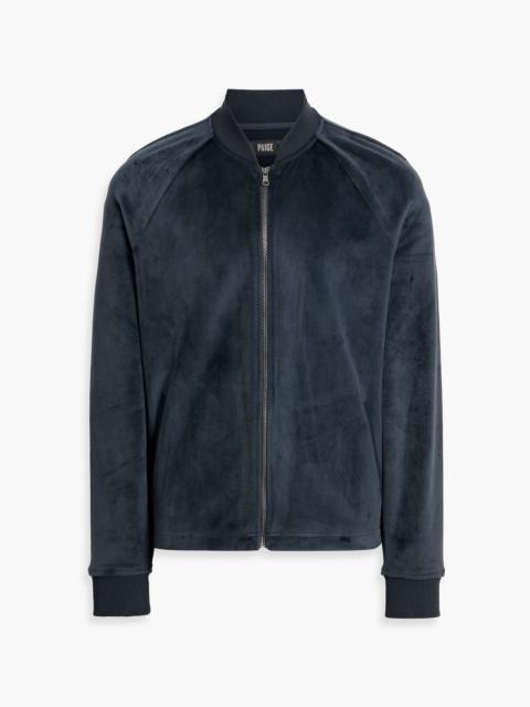 Other Designers Springer velour bomber jacket