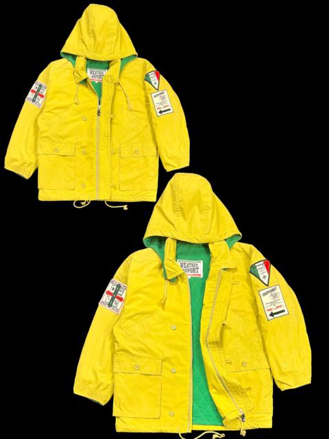 Other Designers Archival Clothing - VINTAGE WEATHER REPORT PATCHES BIG LOGO WITH HOODIE