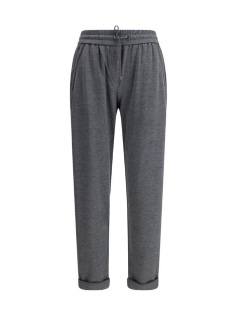 Brunello Cucinelli Women Pants With Embellishments