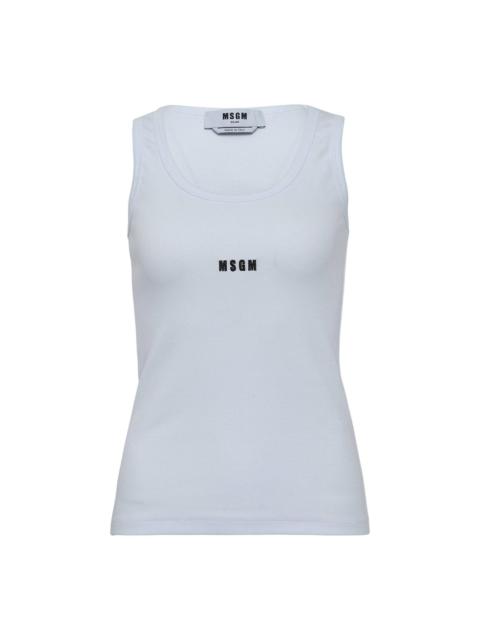 MSGM Msgm Logo Fitted Tank Top