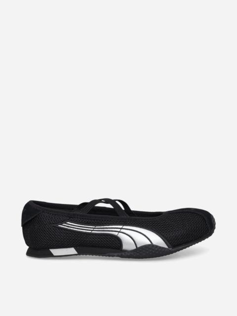 PUMA Women's H-Street Ballet Sneakers Black / Silver