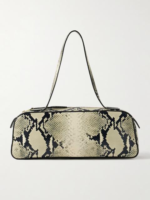 KHAITE Simona Snake-effect Leather Shoulder Bag