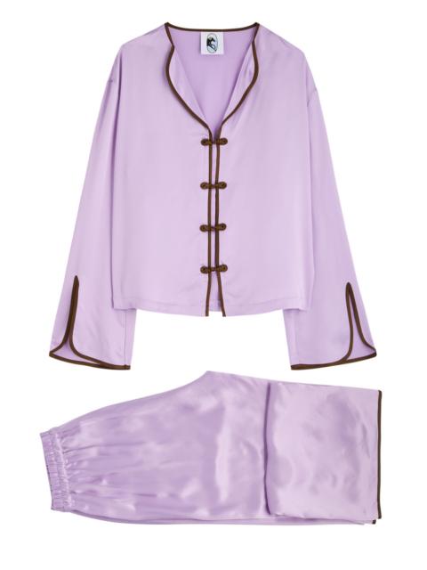 SLEEPER Sleeper Louis Satin Pyjama set