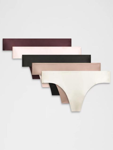 lululemon InvisiWear Mid-Rise Thong Underwear *5 Pack
