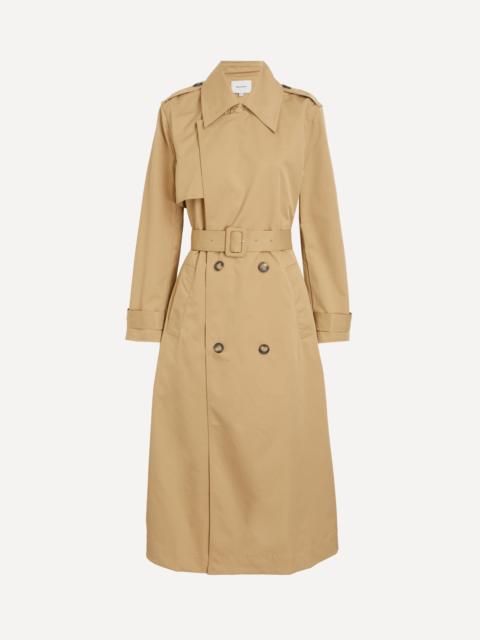 Reformation Matteo Khaki Trench Coat