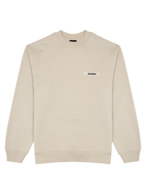 Jacquemus Le Sweatshirt Gros Grain Cotton Sweatshirt