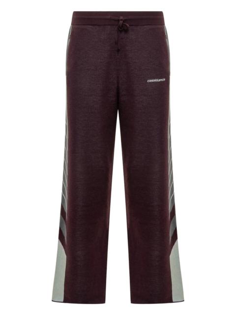 CASABLANCA drawstring track pants