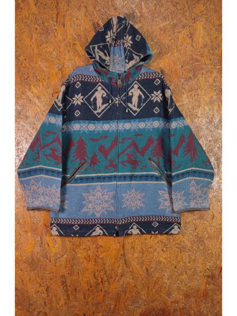 Other Designers L.L. Bean - L.L Bean Native Novajo Zipper Hoodie Jacket
