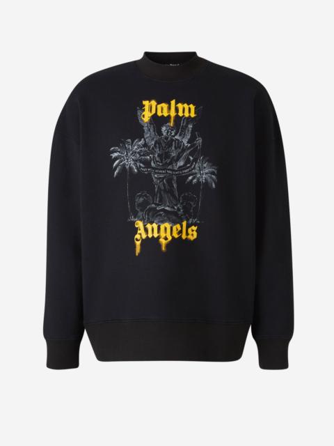 Palm Angels PENCIL LOGO MOTIF SWEATSHIRT