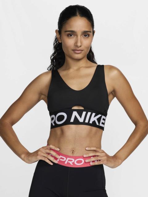 Nike Nike Womens Nike Pro Indy Plunge Bra Bold