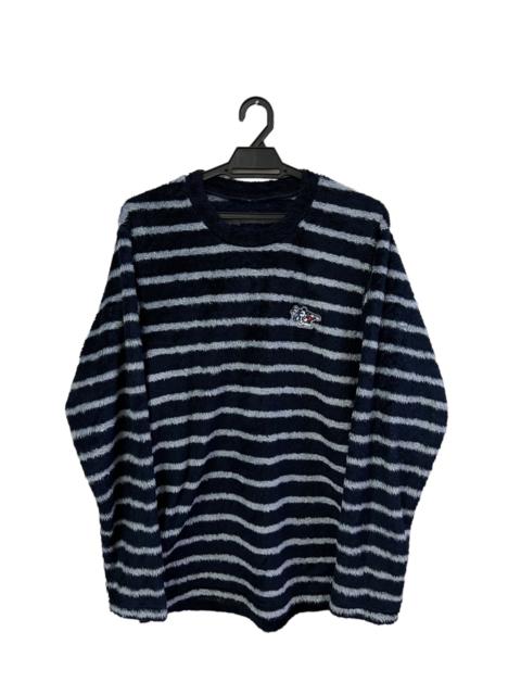 Other Designers Uniqlo - uniqlo x mickey fleece stripes kurt cobain style