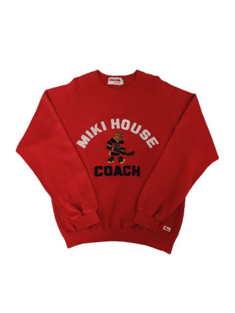 Other Designers Vintage Miki House Bull Dogs Sweatshirt Spell Out Crewneck
