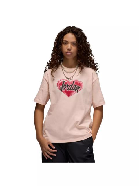 Jordan Women's Girlfriend Heart Graphic Tee