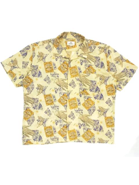 Other Designers Japanese Brand - VERY RARE! VTG HALF NOTE ZODIAC MOTIF HAWAII SHIRT