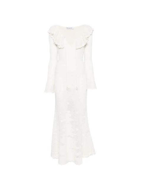 self-portrait Self-Portrait Women Floral Crochet Midi Dress