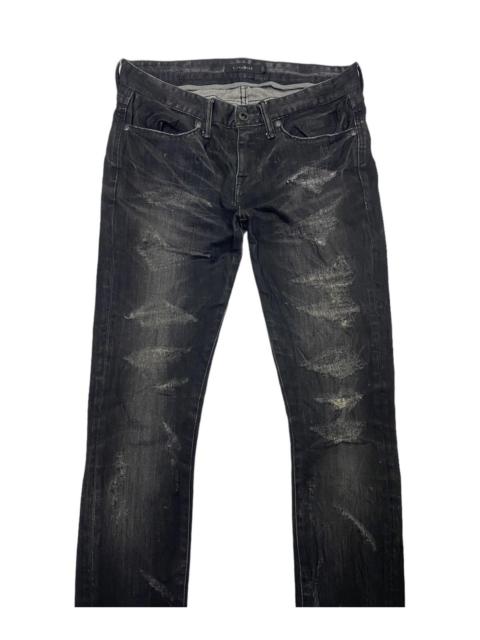 Other Designers If Six Was Nine - CIVARIZE RARE DISTRESSED PUNK BLACK DENIM UNDERCOVER STYLE