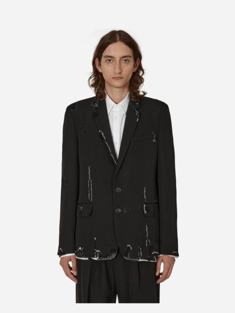Marni Wool Convertible Blazer Black