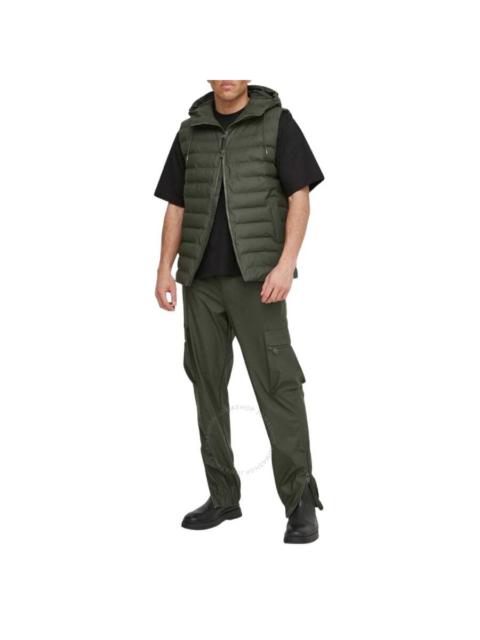 Rains Adjustable Hood Drawstring Sleeveless Jacket