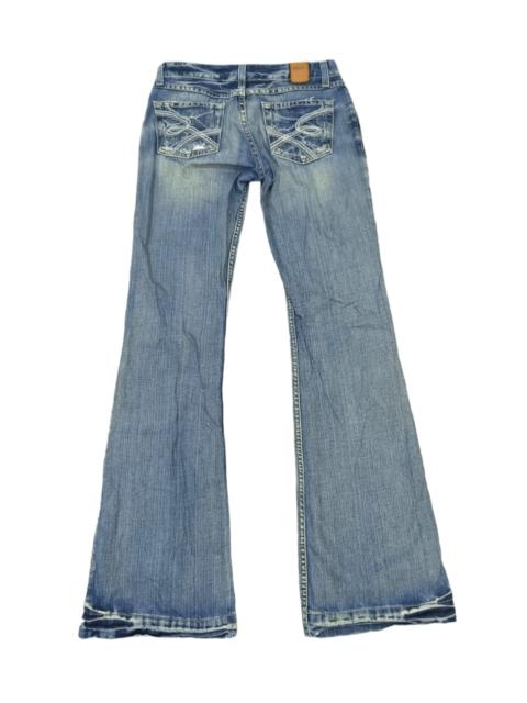 Other Designers Flare Jeans BKE Distress Low Rise Denim