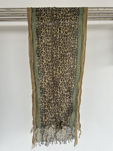 Other Designers Other - Leopard pattern Scarf Muffler