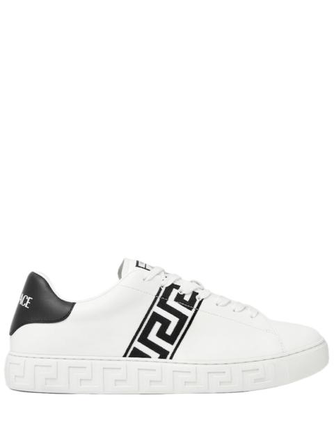 VERSACE Versace Greco Embroidered Nylon Sneakers