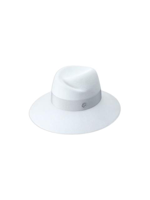 MAISON MICHEL Virginie wool-felt fedora hat