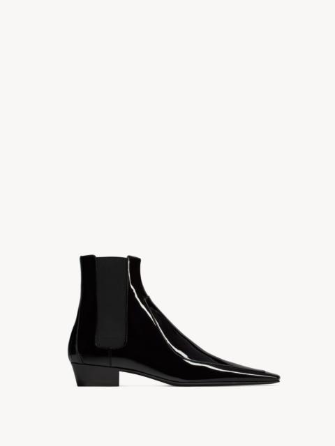 PAOLO CHELSEA BOOTS IN PATENT LEATHER