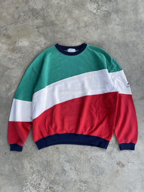 Vintage Bridgestone tricolor crewneck pullover
