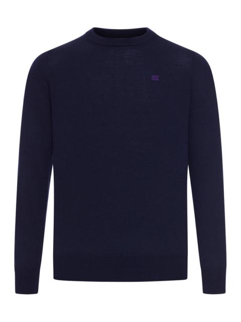 CELINE Celine Men Fine Wool Sweater With Triomphe Embroidery