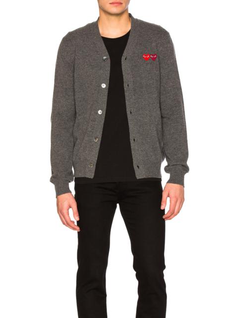 Comme des Garçons PLAY Double Emblem Cardigan