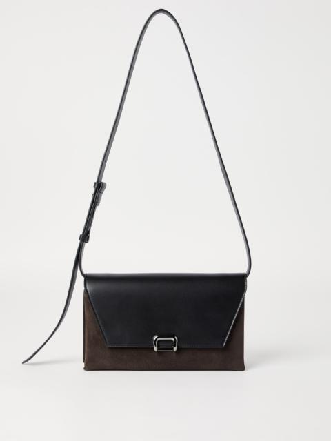 Brunello Cucinelli Sartorial bag in suede and calfskin