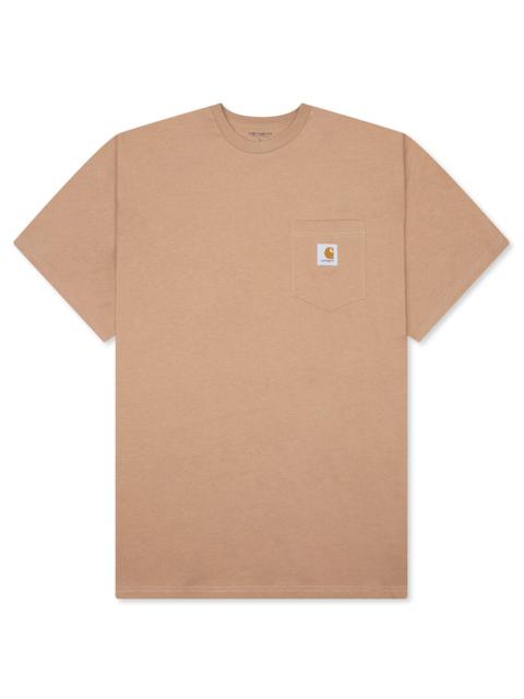 Carhartt S/S POCKET T-SHIRT - PEANUT