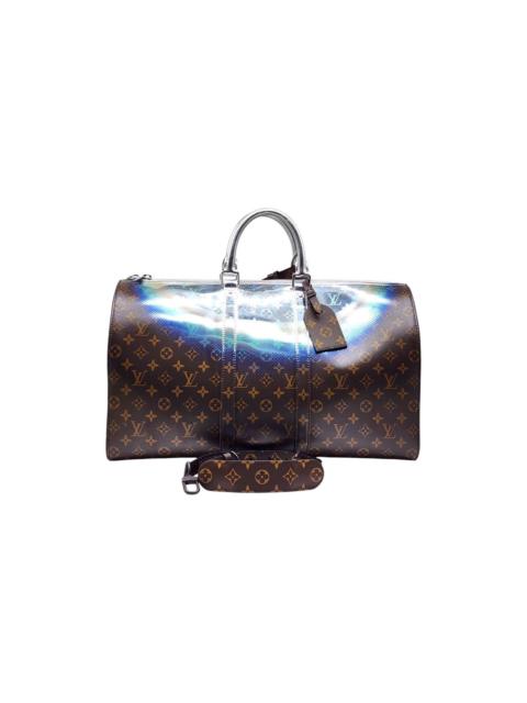 Louis Vuitton Metallic Nebula LV Keepall Bandouliere 50 Duffle Bag New